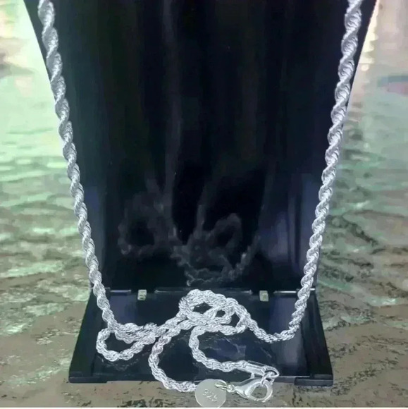 Howlite Turquoise Cross Necklace - Picture 3 of 4